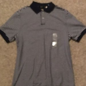 Club Room size small blue and white stripes shirt